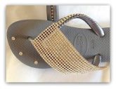 chinelo strass